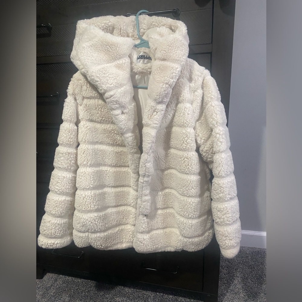 Apparis Goldy Hoodie Cream Teddy Jacket PLEASE READ